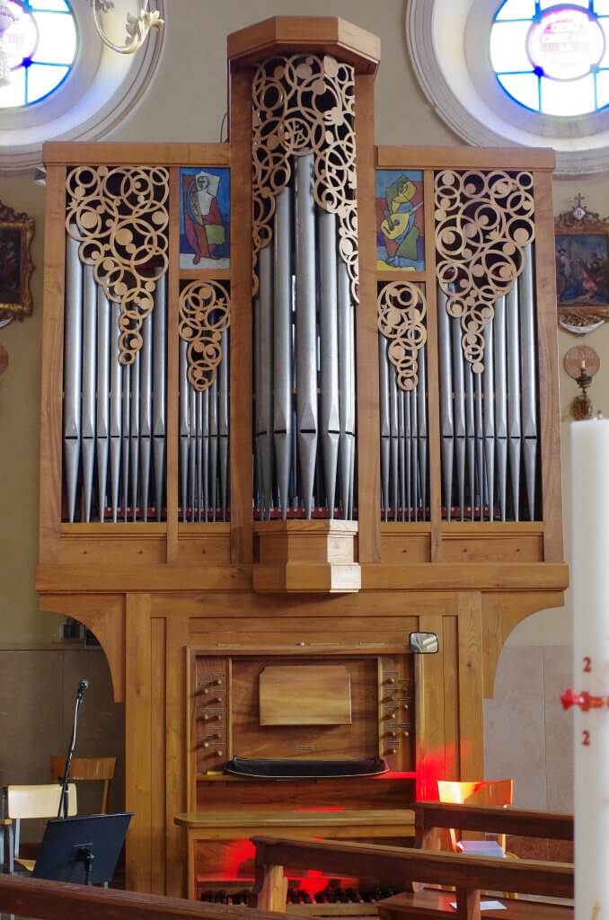 Parrocchia Santi Pietro e Paolo a Marano di Valpolicella: Organo di Gaetano Zanfretta (foto Paolo Villa-ctg Lessinia)