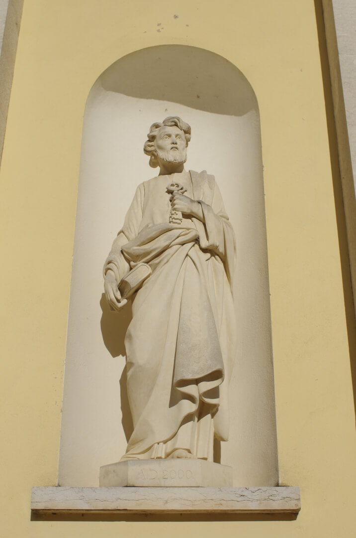Parrocchia Santi Pietro e Paolo a Marano di Valpolicella: Statua di San Pietro (foto Paolo Villa-ctg Lessinia)